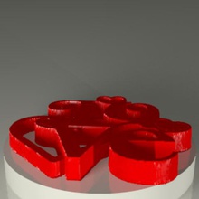 sieht verschiedene Liebe Februar valentines Tag cupid 3d print model - Mito3D