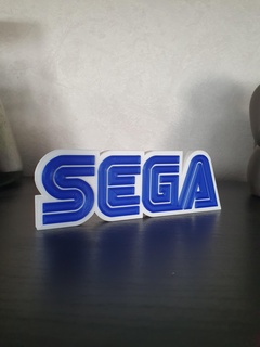 Sega Logo Video Spiele 3d print model - Mito3D