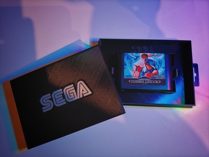 Sega Mega Fahrt Patrone Box Genesis Megadrive retro Ersatz Nintendo 3d print model - Mito3D