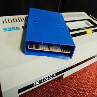 sega sg-1000 cartridge created freecad freecad sega sg-1000 sg-3000 sg1000 video games consoles gaming  3d print model - Mito3D