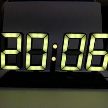 segment LED l'horloge esp8266 + ws2812b outil 7segment 7 afficher numérique openscad paramétrique électronique 3d print model - Mito3D