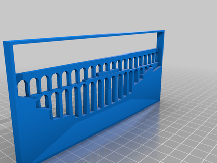 segovia aqueduct buildings structures 3d print model - Mito3D