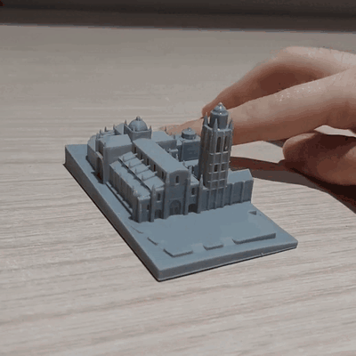 segvia cattedrale segovia spagna gotico architettura 3d print model - Mito3D