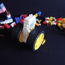 segway corps gadget la robotique lego 3d print model - Mito3D