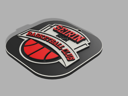 seirin Basketball Schlüsselring Schlüssel Ring Logo Anime Ärmel Comic Schlüsselbund 3d print model - Mito3D