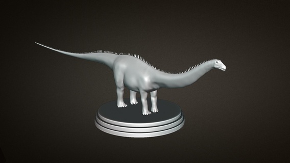 seismosaurus dinosaur 3d printing toy print model toys 3d print model - Mito3D