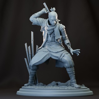 Axt Video Spiele Skulptur Samurai Fan Art fromsoftware Eiderring dunkle Seelen 3d print model - Mito3D