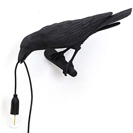 Seletti Vogel Lampe Lampara pájaro Architektur Leuchte cuervo Krähe 3D print model - Mito3D