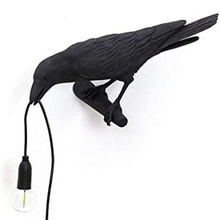 seletti pájaro lámpara lampara arquitectura luminaria cuervo 3d print model - Mito3D