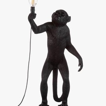 seletti scimmia scrivania lampada arte arredamento animale 3d print model - Mito3D