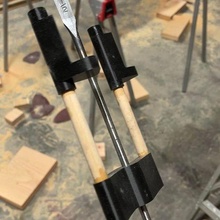 self centering plantilla 1 2 pulgada perforar montar herramienta flotante estante soporte estantería herramientas madera carpintería 3d print model - Mito3D