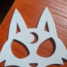 self-defense fox editable crescent self-defence moon self defense 3d print model - Mito3D