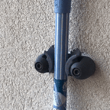 kendinden kilitleme süpürge tutucu kolu ev destek broom araç sahibi 5s 3d print model - Mito3D