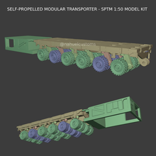 self-propelled modular transporter - sptm 1 50 model kit 3d print model - Mito3D