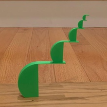 auto-simile di bilanciamento oggetti art matematica arte openscad la scultura sculture 3d print model - Mito3D