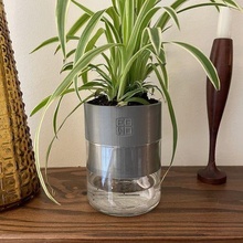 self watering planter bagno corpo lavori candela vaso 3d print model - Mito3D