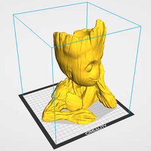 self watering pot bébé Groot 3d print model - Mito3D