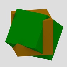 auto inserción de cubo juego selfinserting magia la geometría 3d print model - Mito3D