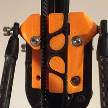 self locking kossel mini carriage open belts tool 3d printer parts openscad belt 3d print model - Mito3D