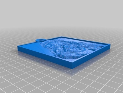 Vesika özelleştirilmiş 2d Sanat 3d print model - Mito3D