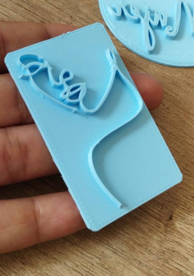 sello sileta mujer ev feliz d a tokmak harç madre 3D print model - Mito3D