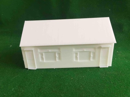 semi détaché bungalow bâtiments structures 3d print model - Mito3D