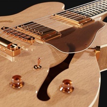 semi hueco eléctrico guitarra tipo Gibson es335 Arte instrumento música grupo sonido escena Clásico guitarrista 3d print model - Mito3D