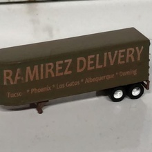 semi roundnose long trailer various smoothside n scale 3d print model - Mito3D