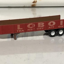 semi stakebed trailer various roundnose n scale 3d print model - Mito3D