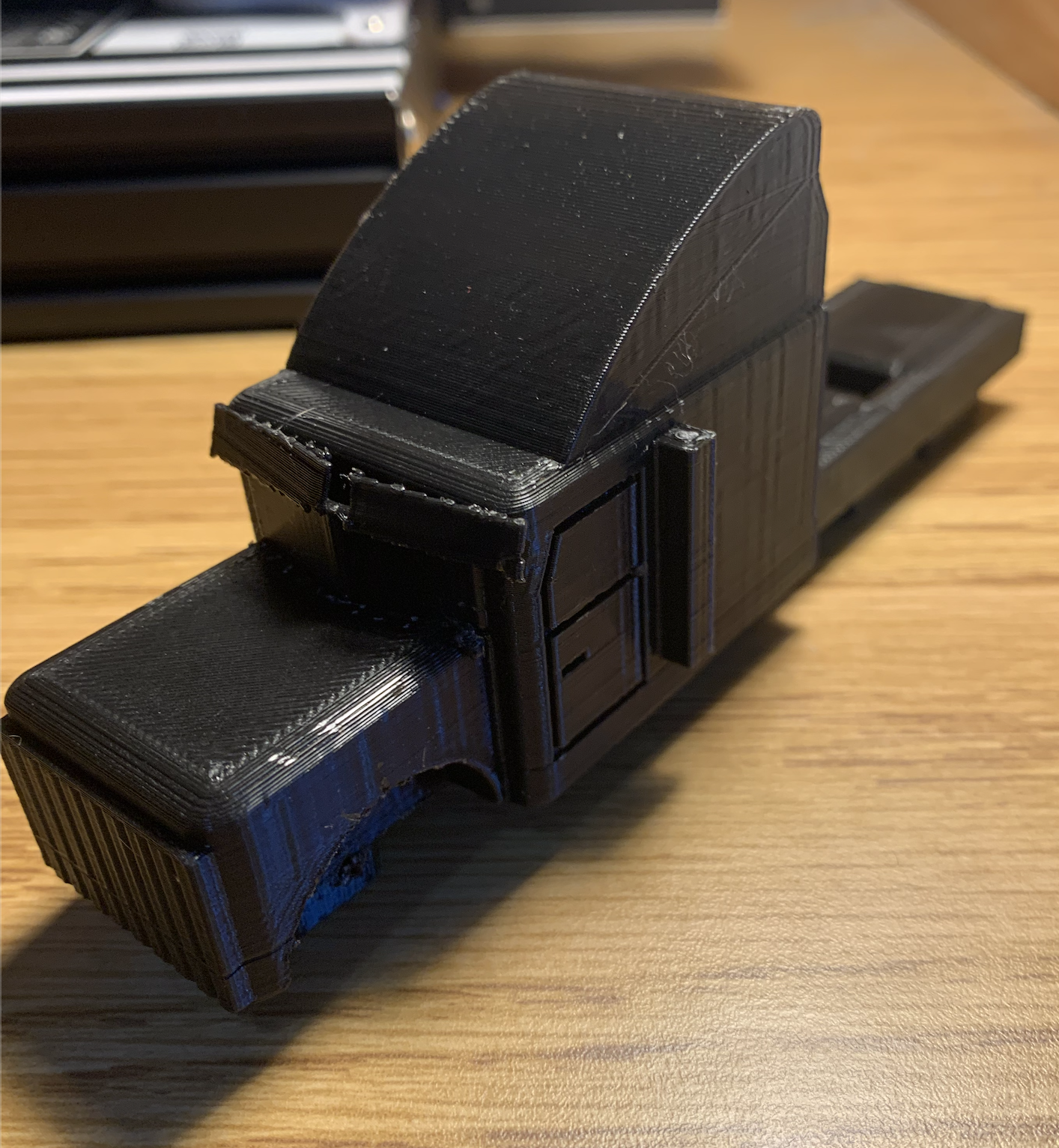 semi truck body frame toy 3D print model - Mito3D