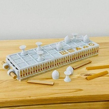senet tablero juego mesa acento Egipto divertido mármol faraon 3d print model - Mito3D