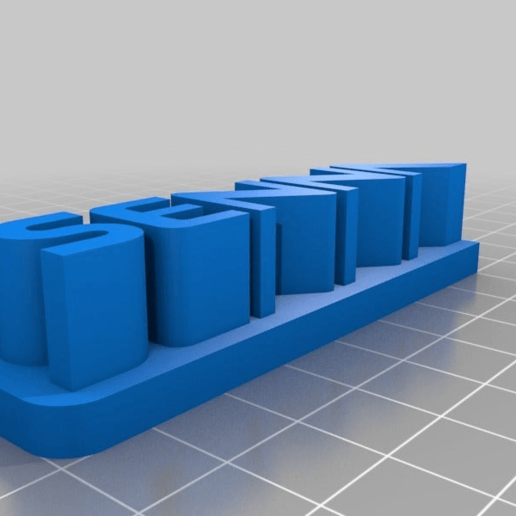 senna logo ferramenta A impressão 3d 3D print model - Mito3D