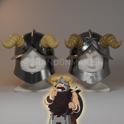 senshi helmet cosplay - dungeon meshi delicious in prop doungeon marcille highpoly 3d printing 3d print model - Mito3D