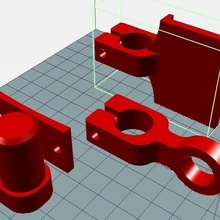 sensör Kulp destek 3d print model - Mito3D