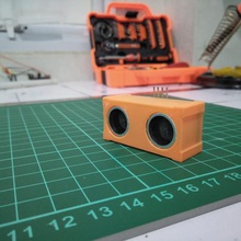 sensore ad ultrasuoni hc strumento arduino robot telaio 3d print model - Mito3D