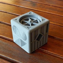 sensory cube gadget sense baby toddler toy learn 3d print model - Mito3D