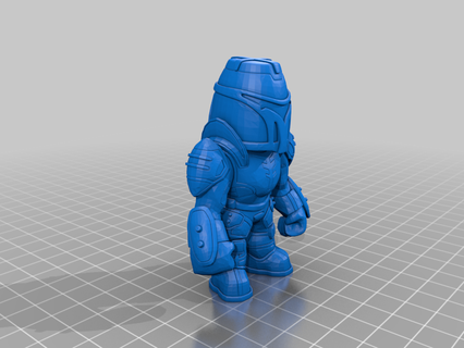 sentinel knight mini-figure collectible doom doom eternal knight mini-figure night sentinel sentinel toy people  3d print model - Mito3D