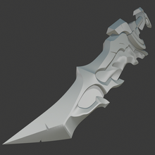 sentinella pyke pugnale moda lega leggende spada sentinelle luce lol arma cosplay pelle 3d print model - Mito3D