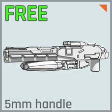 sentinel transformers weapons 5mm post game gun weapon 3d print model - Mito3D
