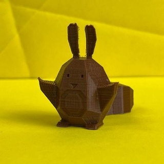 sentret low poly pokemon Game low-poly lowpoly faceted gen 2 ii second generation figure pokémon 3d print model - Mito3D