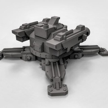 mitrailleuse jeu miniature scifi wargame jouet 3d print model - Mito3D