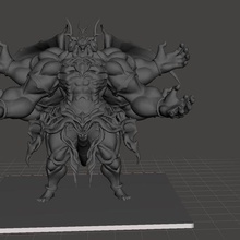 Sephiroth final fantezi xiv Sanat ilkel son ffxiv heykel 3d print model - Mito3D