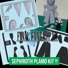 Sephiroth Polygon Figur bauen Plamo Plastik Modell Kit Finale Fantasie 7 ff7 gunpla Gundam Zahl DIY Roboter Lego Wolke 3d print model - Mito3D