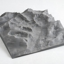 sequoia king's canyon park maps various sport outdoors terrain map kings dem backpacking 3d print model - Mito3D