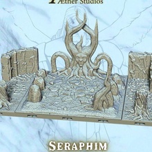 seraphim - vinegrove juve aether studios terrain mini miniature vines grove vine fantasy building outside 3d print model - Mito3D