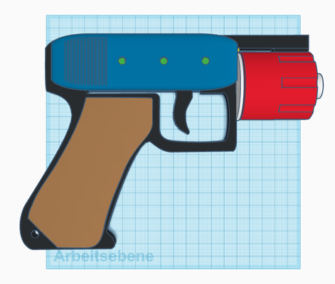 serbu gb 22 8 tiro caixa pimenta revólver pistola pimenta suporte brinquedo iteração invenção melhoria definição solteiro tiro único manualmente recarregar 3d print model - Mito3D