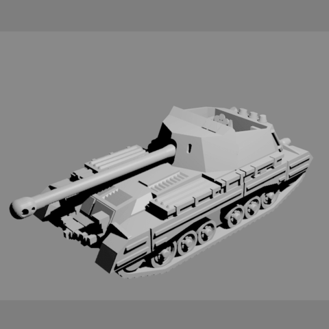 serie assault valentine bishop archer game military army tank vehicle new miniature disembarkation 3D print model - Mito3D
