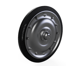 series rubber rimmed wheels 1 35 3d print model - Mito3D