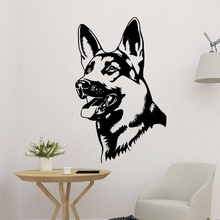 service dog 2d wall art decor german 3d print model - Mito3D