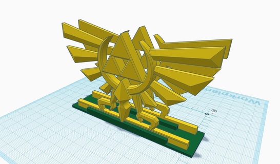 Servilletero peçete Kulp destek Hyrule Zelda bağlantı 3d print model - Mito3D